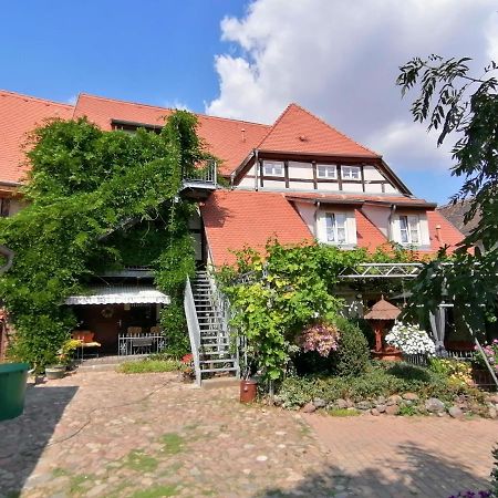 Pension Am Buhnenkopf Tangermünde Extérieur photo