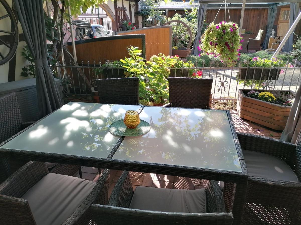 Pension Am Buhnenkopf Tangermünde Extérieur photo