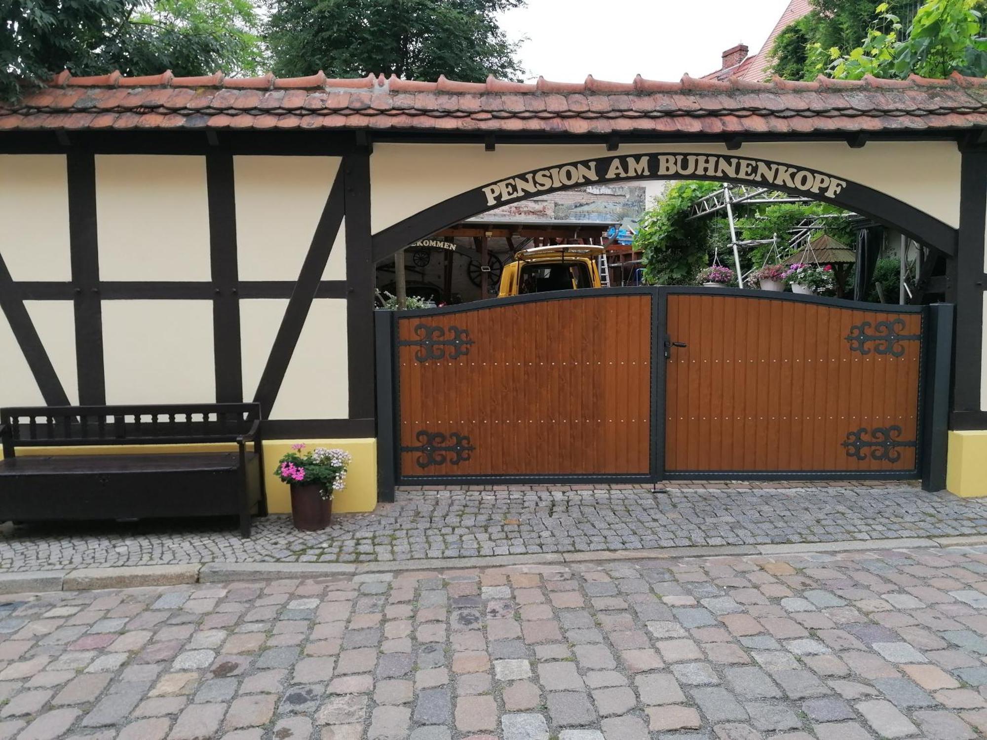 Pension Am Buhnenkopf Tangermünde Extérieur photo